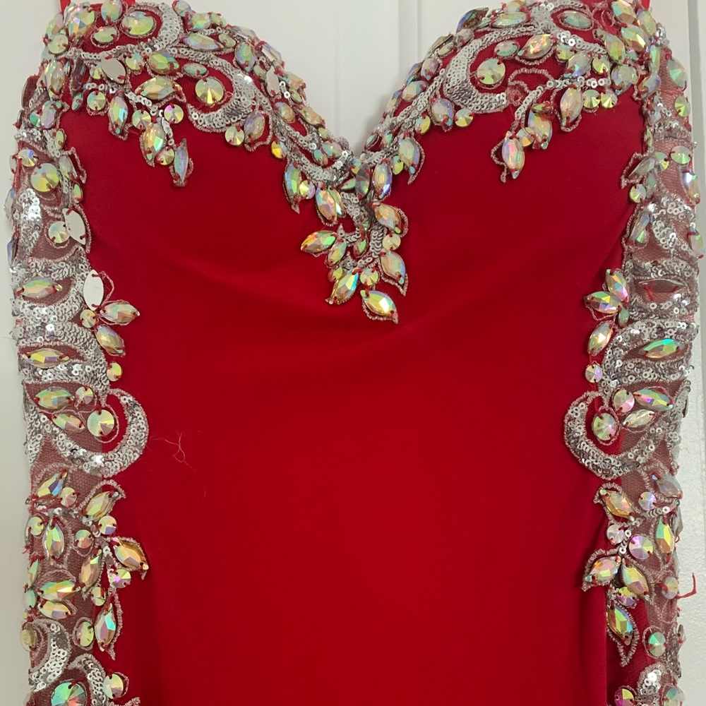 Sparkly Red Gown